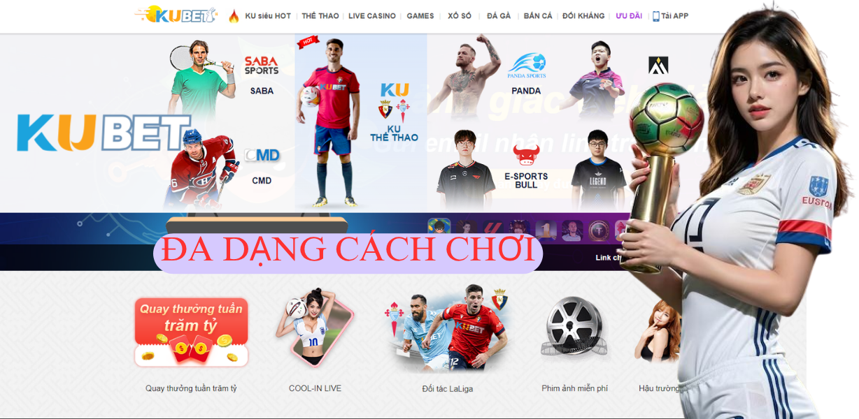 CJ5582.NET – Giới thiệu Sảnh Thể Thao Kubet.