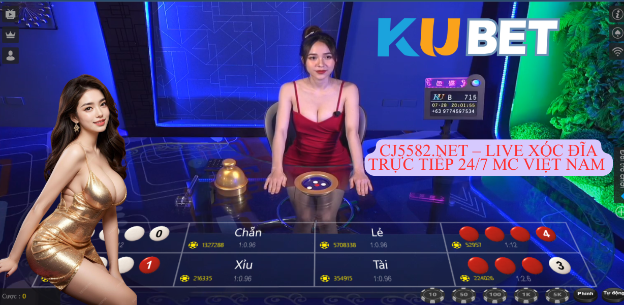 CJ5582.NET – Giới thiệu Sảnh Live Casino Kubet: MC Nữ Hấp Dẫn, Trải Nghiệm Đỉnh Cao