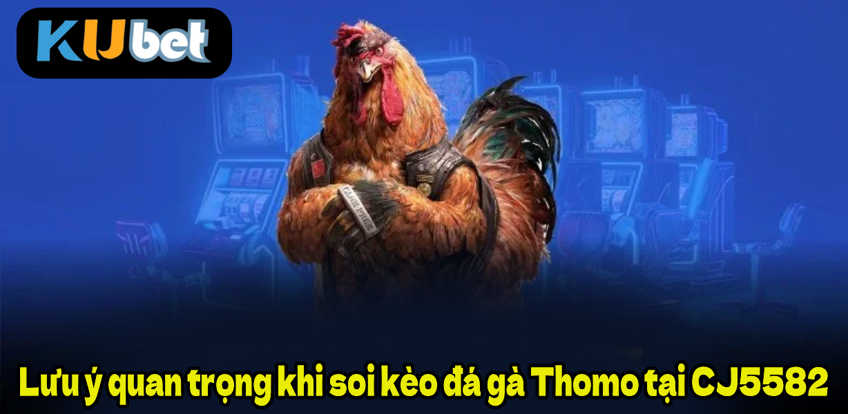 Lưu ý quan trọng khi soi kèo đá gà Thomo tại CJ5582